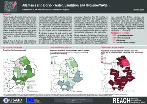 Hard-to-Reach, WASH, Factsheet Borno and Adamawa state, Nigeria, October 2020