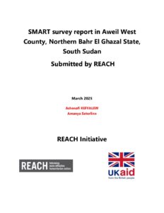 South Sudan - Aweil West County SMART Survey Report - March 2025