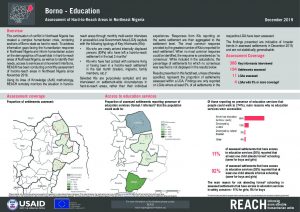 Hard-to-Reach Education Factsheet in Borno State, Nigeria - December 2019