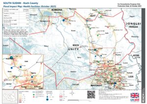 South Sudan - Flood Impact Health Facilities Koch County (October 2025)