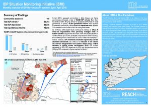 SYR_Factsheet_CCCM_ISMI_Monthly Displacement Summary_April 2018