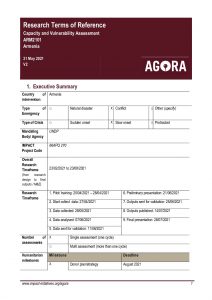 Armenia_Terms of Reference_Capacity and Vulnerability Assessment_May 2021