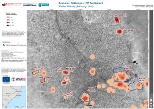 SOM_Map_Shelter Density in Galkacyo IDP Settlements_27 May 2014_A3