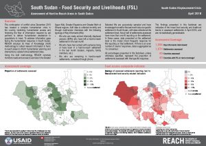 SSD_Factsheet_Assessment of Hard-to-Reach Areas FSL_April 2018