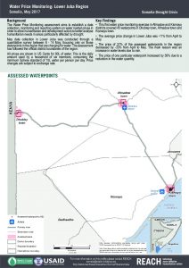 SOM_Factsheet_Water Price Monitoring_LowerJuba_May 2017