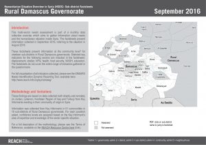 SYR_Factsheet_Sub-District Factsheets, Rural Damascus Governorate_September 2016