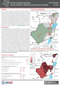 Suivi de la situation humanitaire au Nord Kivu, mai 2021