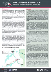 Pibor County Flood Assessment Brief, South Sudan - December 2019