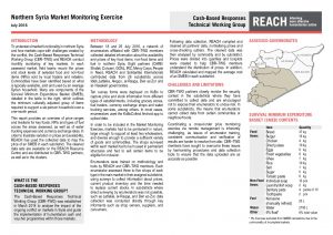 Northern Syria Market Monitoring Exercise July 2016