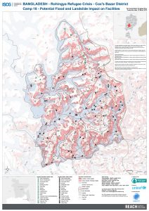 Bangladesh - Cox's Bazar - Camp 18 Potential Flood and Landslide Risk to Facilities