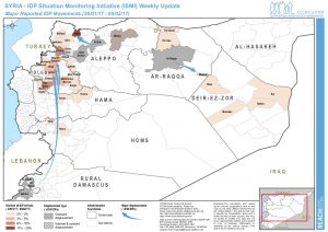REACH SYR Map ISMI Week 11 IDP Movement 30/01/2017 - 05/02/2017