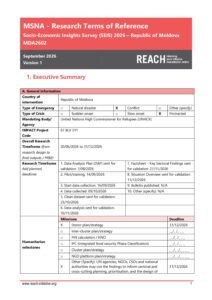 REACH Moldova - Terms of Reference - Socio-Economic Insights Survey - September 2026