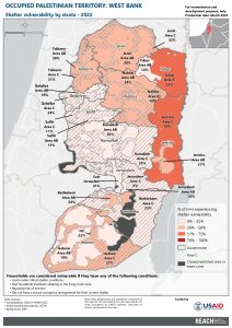 MSNA West Bank Shelter Vulnerability - 2022
