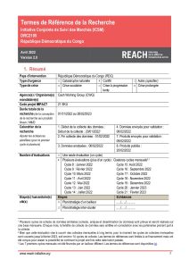 REACH République Démocratique du Congo ToR ICSM Avril2022