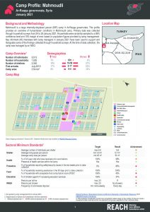 Mahmoudli Camp Profile, Northeast Syria - January 2021