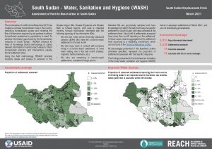 REACH SSD Factsheet Assessment of Hard to Reach Areas WASH March 2021