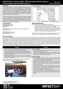 UNICEF6_IMPACT_SSD_Factsheet_Bentiu_HarissProjectCareNutrition_Mar2017