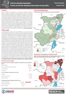 Suivi de la situation humanitaire au Nord-Kivu, decembre 2021