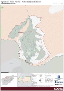 Dawlat Abad District Water User Group Map December 2019