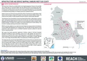 Infrastructure and service mapping factsheet, Samburu West Sub County, Kenya - December 2019