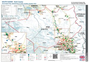 South Sudan - Flood Impact Administrative buildings Koch County (October 2025)