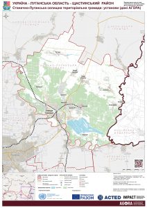AGORA UKR Map REF StanytsiaLuhanska HromadaOverviewAndFacilities 28SEP2021 A0