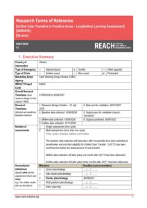 REACH Ukraine Unified Cash Transfers in Frontline Areas – Longitudinal Learning Assessment 2026 - Terms of Reference