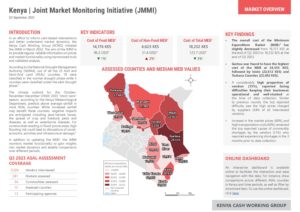 KCWG Kenya JMMI Q3 factsheet ASAL Counties, September 2023