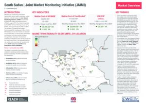 REACH South Sudan - Factsheet Joint Market Monitoring Initiative (JMMI) - December 2025