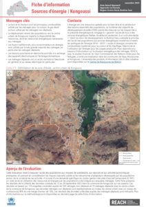 REACH Kongoussi | Sources d'énergie des ménages