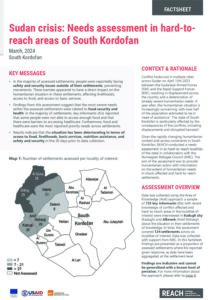 Needs assessment in hard-to-reach areas of South Kordofan | Factsheet | March 2024