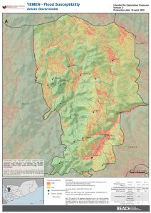 REACH YEM MAP Amran HVA FloodSusceptibility 16APR2020 A4 V2