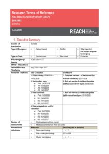 REACH SOMALIA - Area Based Analysis Platform (ABAP) (2026-2027)