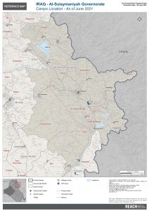 REACH IRQ Map REF Al Sulaymaniyah CampLocation 28JUN2021