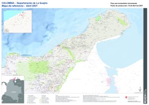 REACH Col Mapa de Referencia – La Guajira, Abril 2021