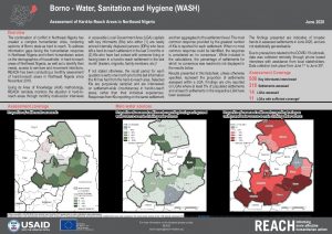 Hard-to-Reach WASH situation in Borno state, Nigeria, June 2020