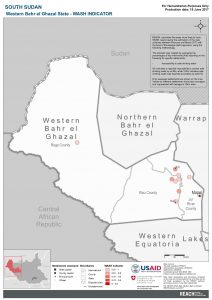 SSD_Map_Western Bahr el Ghazal_WASHindicator_June2017