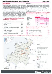 SYR Emergency Needs Tracking, Idleb, 18 Feb 2020