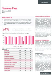 REACH_MLI_MSNA SOURCES D'EAU Factsheet_2023