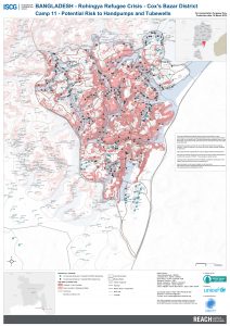 Bangladesh - Cox's Bazar - Camp 11 Potential Flood and Landslide Risk to Water Points