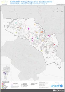 BGD_Map_CoxsBazar_ChildProtectionFacilities_Camp 19_28OCT2018_A1