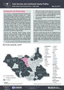 SSD_Profile_Unity state Food Security and Livelihoods Profile_July 2017