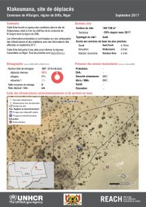 NER_Factsheet_Profil Site de Déplacés de Klakoumana_Septembre 2017