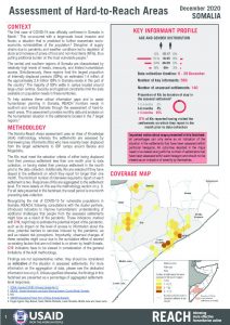 Assessment of Hard to Reach Areas in Somalia, December 2020