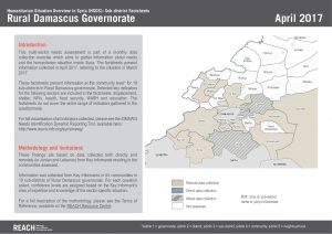 SYR_Factsheet_HSOS Sub-District Factsheets Rural Damascus_April2017