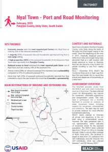 REACH SSD PRM Factsheet Nyal Town February 2023