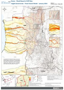 Yemen - Flood Hazard of IDP Sites Hajjah Gov - Flood Hazard Model- January 2024