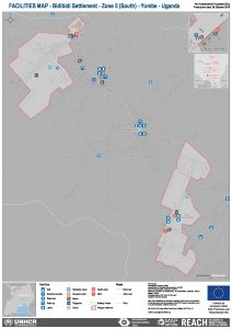 UGA_Map_Bidibidi_Zone 5 South Facilities_September 2018