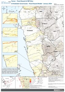 Yemen - Flood Hazard of IDP Sites Al Hodeidah Gov - Flood Hazard Model- January 2024