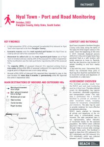 REACH SSD PRM Factsheet Nyal Town October 2022